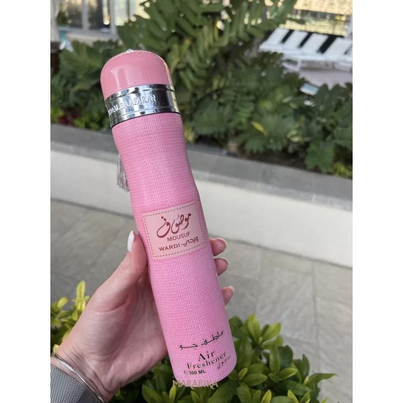 100% Original, MOUSUF Wardi Air freshener By Ard Al Zaafaran 300Ml
