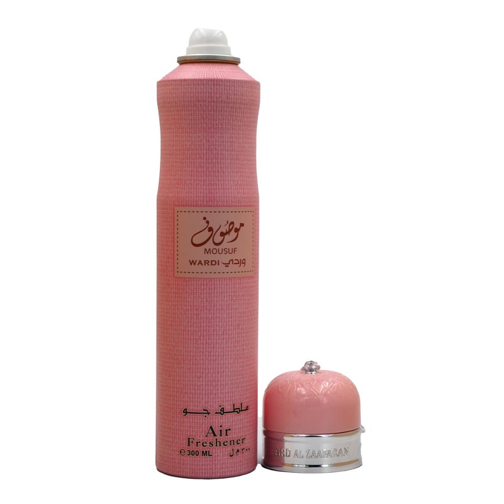 100% Original, MOUSUF Wardi Air freshener By Ard Al Zaafaran 300Ml