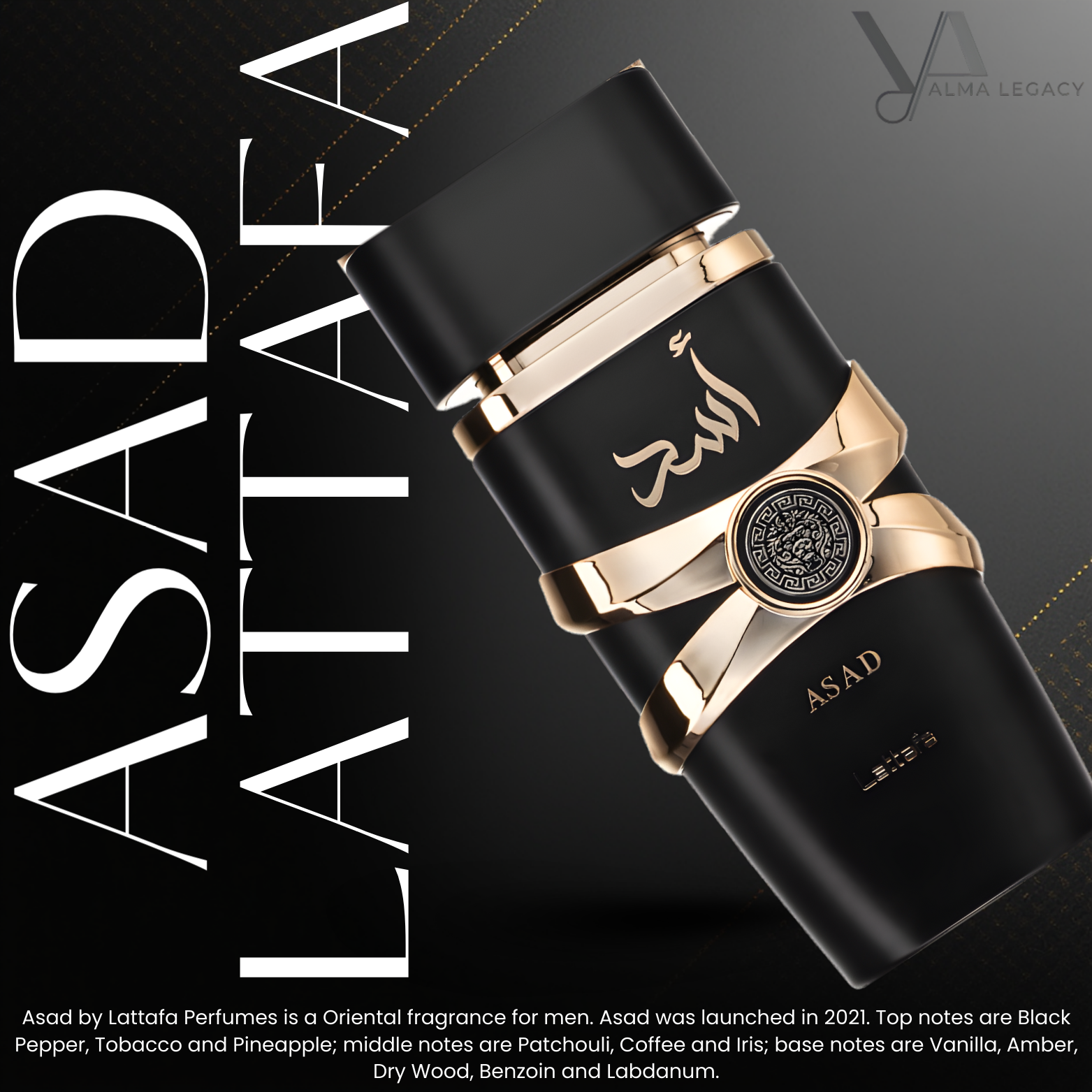 Asad – Lattafa | Eau De Parfum for Men