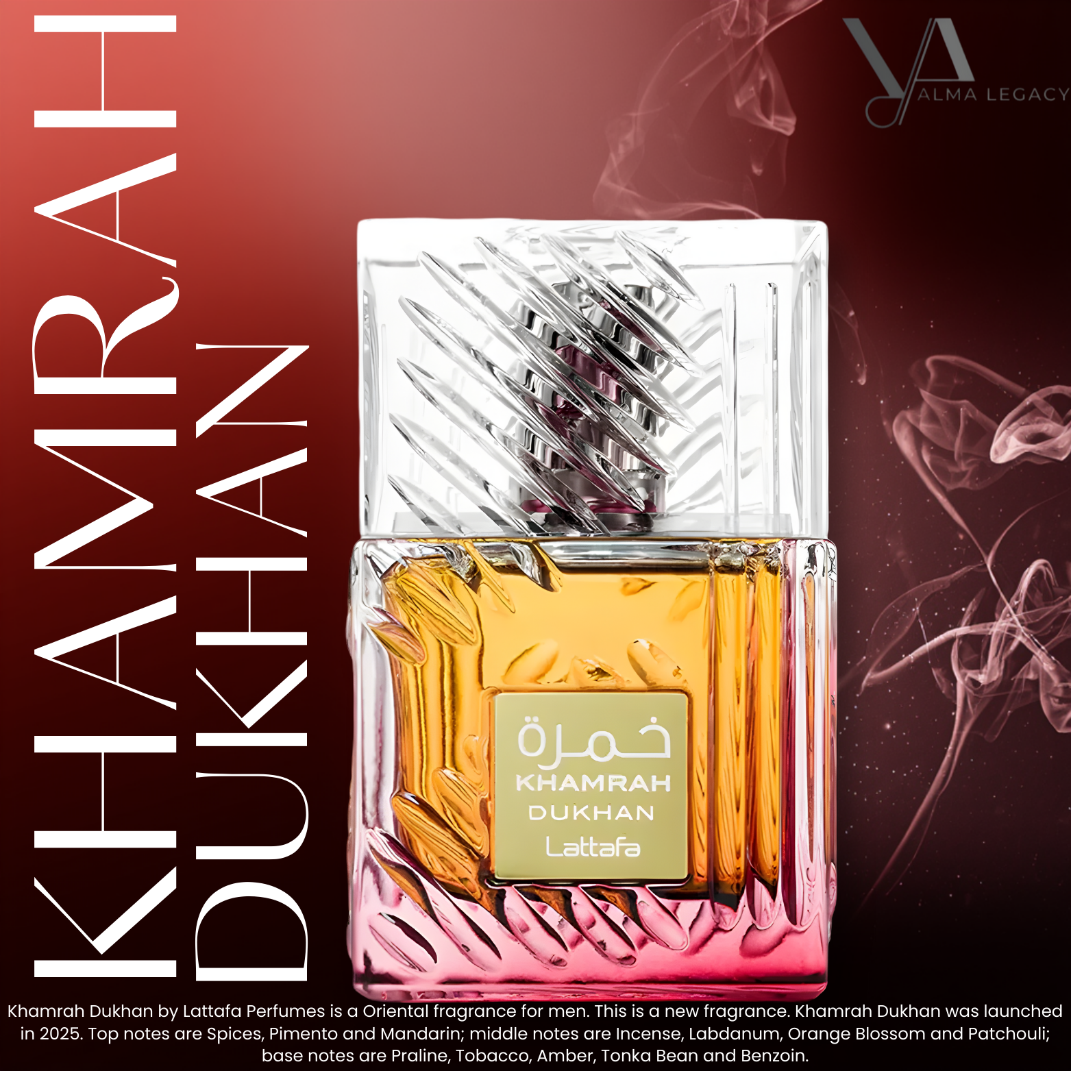Khamrah Dukhan – Lattafa | Eau De Parfum (Unisex)