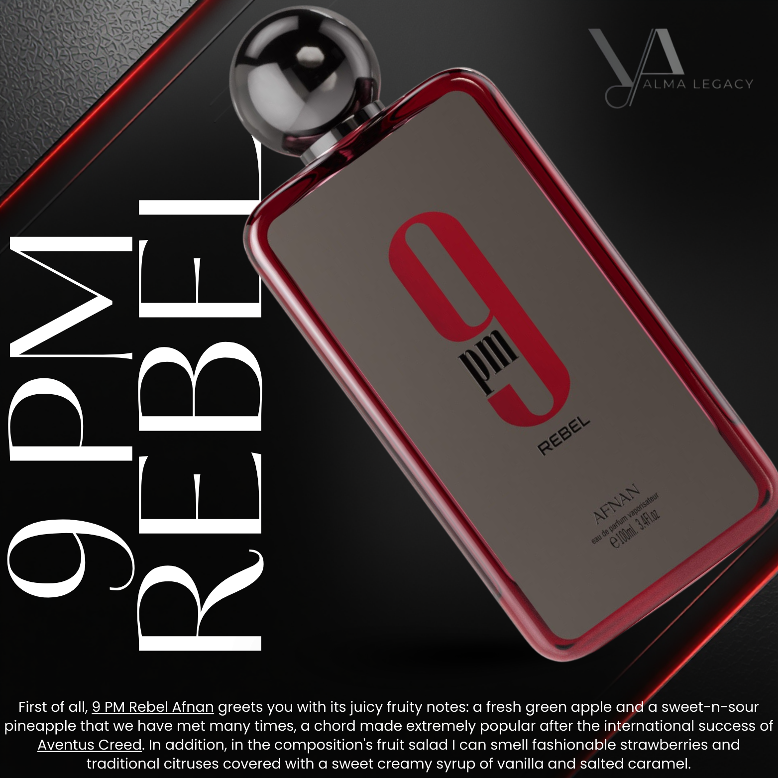 9PM Rebel – Afnan | Eau De Parfum for Men