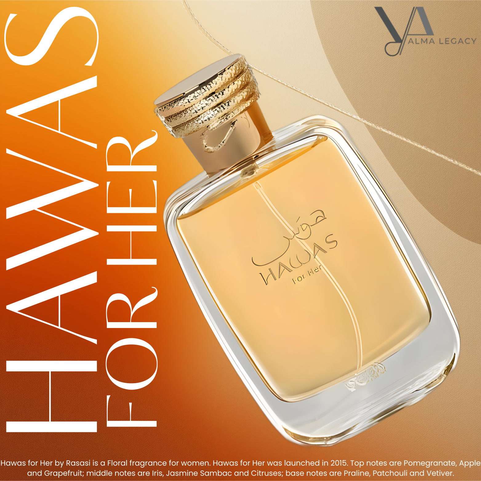Hawas For Her – Rasasi | Eau De Parfum (Women)