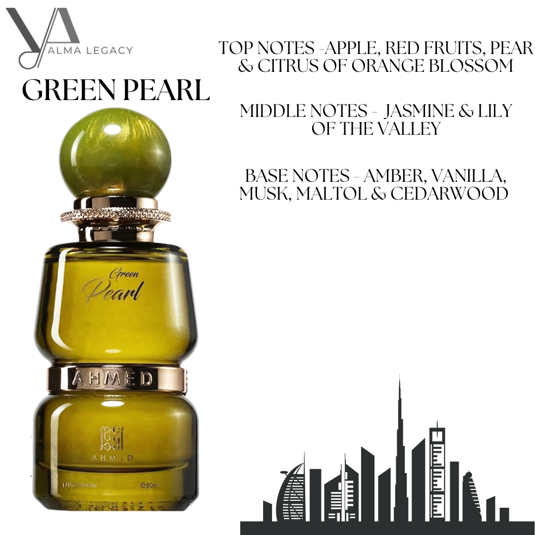 Ahmed Al Maghribi Green Pearl EDP Unisex 80ml
