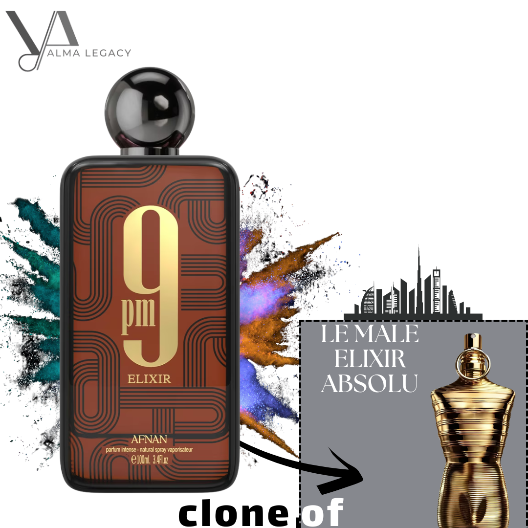 Afnan 9 PM Elixir Unisex 100ml